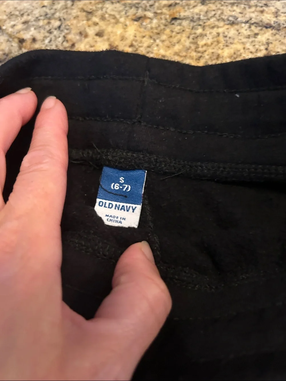 Old Navy Black Minecraft Sweatpants with Green Creeper Graphics
